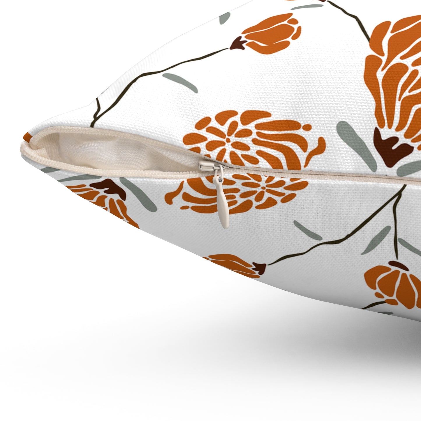 Floral Decorative Pillow, Cozy Home Accent, Stylish Couch Decor, Gift for Her, Bohemian Living Room, Seasonal Home Makeover