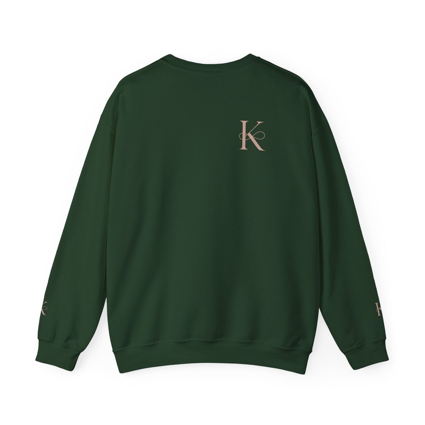 Minimalist Unisex Crewneck Sweatshirt with Initial Charm, Comfortable Lounge Wear, Gift for Him or Her, Casual Style, Everyday Essential