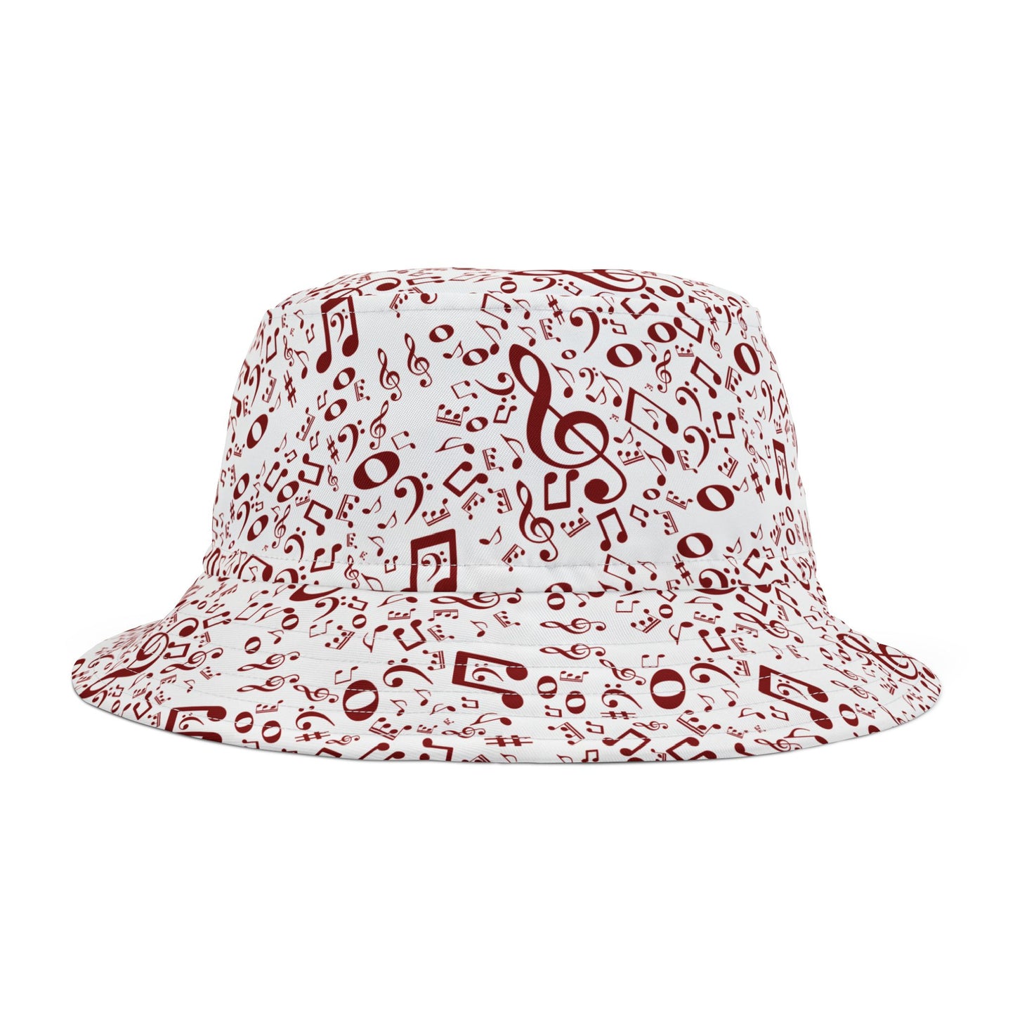 Musical Notes Bucket Hat for Music Lovers, Trendy Hat for Summer, Festival Accessory, Gift for Musicians, Unique Musician Gift