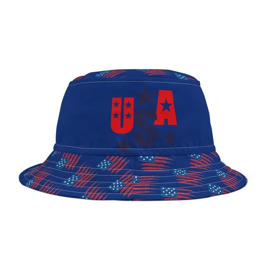 Patriotic Bucket Hat | USA Flag, 4th of July, Summer Festivals, Outdoor Adventures, Travel Accessories
