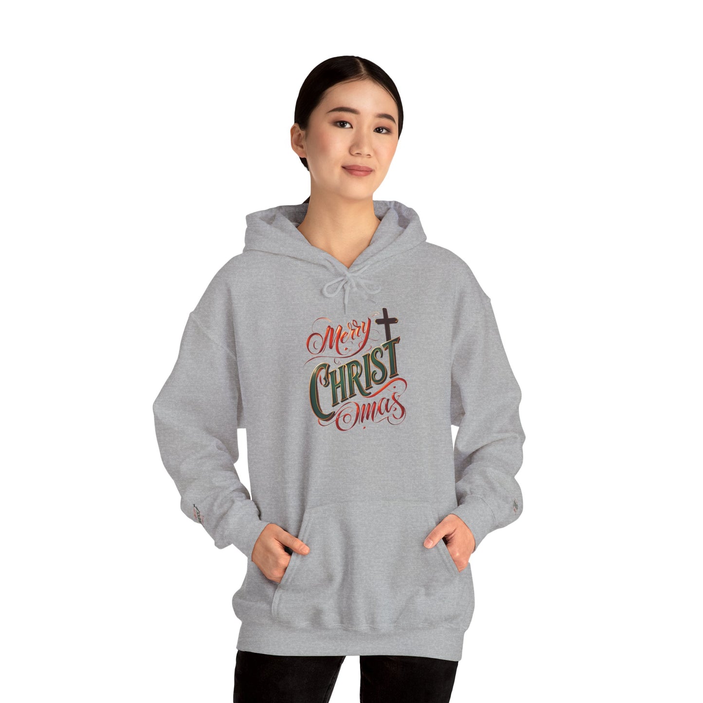 Merry Christmas Hoodie, Cozy Unisex Sweatshirt for Holiday Gatherings, Festive Gift Idea for Him/Her, Winter Apparel, Christmas Sweater