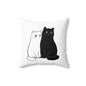 Cute Cat-Themed Decorative Pillow, Throw Pillow for Cat Lovers, Cozy Home Decor, Pet-Themed Gift, Cat Person Gift