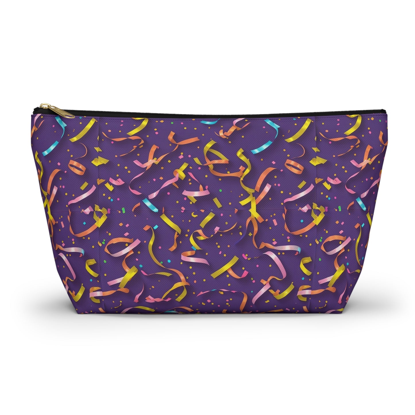 Celebrate in Style: Colorful Confetti Accessory Pouch, Party Gift, Makeup Bag, Organizing Pouch, Fun Travel Case, Multipurpose Zipper Pouch