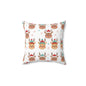 Festive Reindeer Pillow, Cozy Home Decor, Holiday Cushion, Christmas Gift, Fun Winter Accent