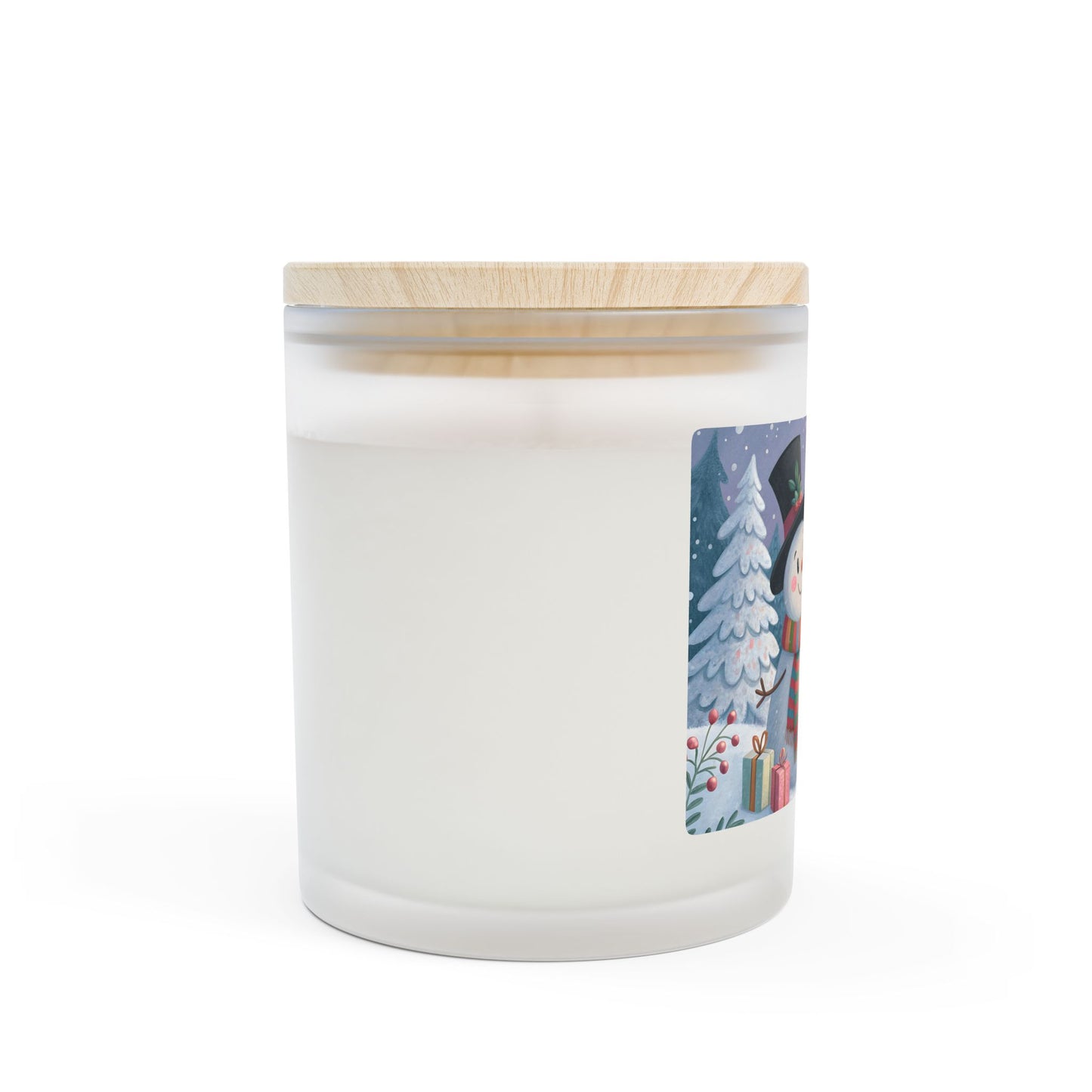 Festive Snowman Candle, Winter Home Decor, Holiday Gift Idea, Christmas Candle, Cozy Room Atmosphere, Seasonal Scent