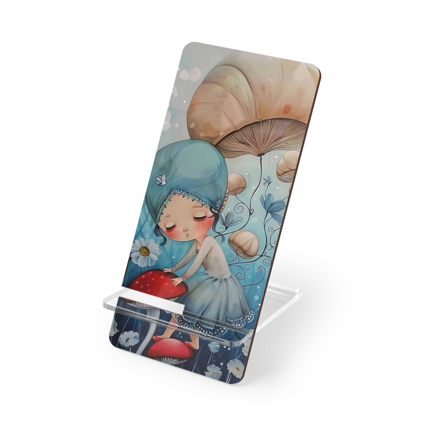 Phone Stand — Whimsical Mushroom Fairy Mobile Display Stand