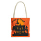 Halloween Tote Bag, Spooky Witch Design, Trick or Treat Bag, Fall Accessory, Seasonal Shopping Bag, Festival Gift