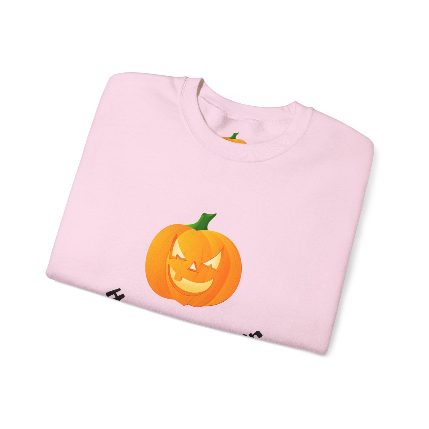 Halloween Pumpkin Sweatshirt, Cozy Fall Apparel, Unisex Crewneck for Halloween, Autumn Casual Wear, Fun Gift Idea