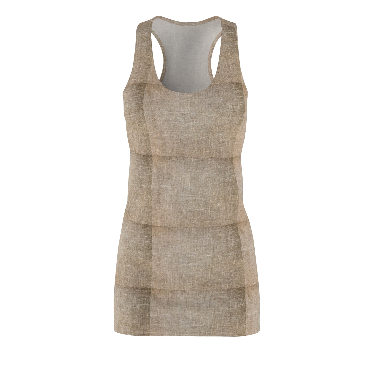 Chic Women's Racerback Dress, Summer Casual Dress, Beach Wear, Festival Outfit, Everyday Comfort Dress, Eco-Friendly Fashion