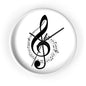 Musical Wall Clock - Perfect for Music Lovers, Home Decor, Gifts