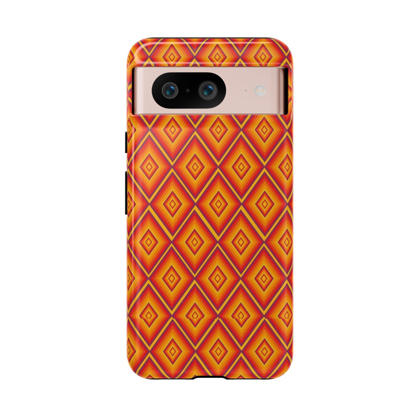 Geometric Phone Case, Tough Cases for Protection, Stylish Smartphone Cover, Vibrant Patterned Phone Accessory, Unique Gift Idea, [...]
