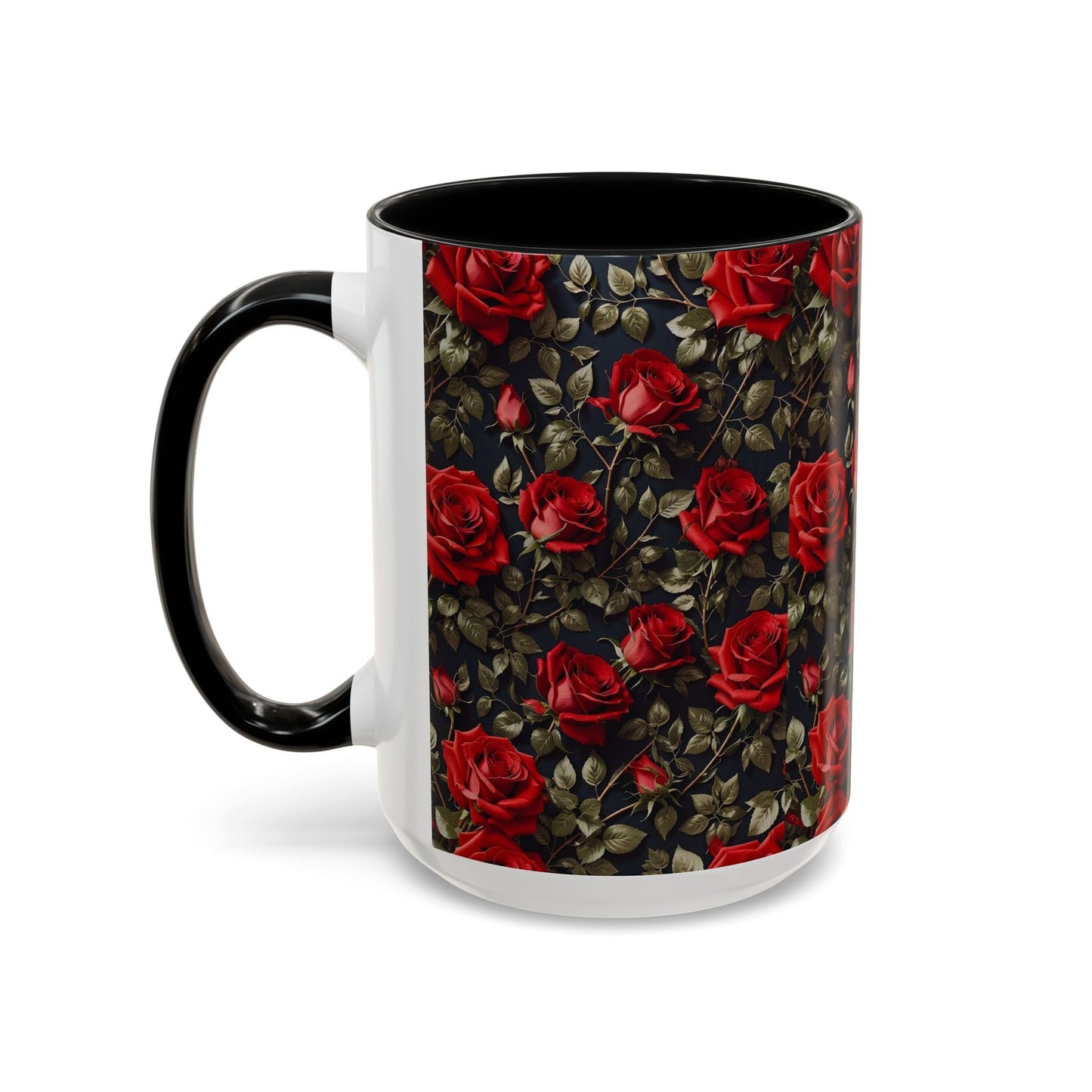 Elegant Floral Accent Coffee Mug - Perfect for Garden Lovers, Home Decor, Gift for Her, Tea Lovers, Mother's Day