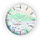 Los Angeles Wall Clock, Unique Home Decor, Custom City Map Clock, Modern Timepiece, Gift for Map Lovers