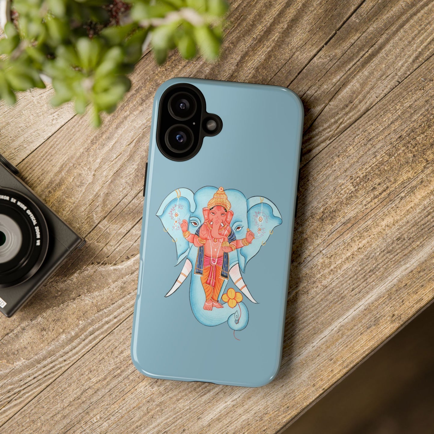 Tough Cases: Ganesh-Inspired Phone Case, Bohemian Phone Cover, Hindu Art Accessory, Festival Gift, Protective Phone Shell