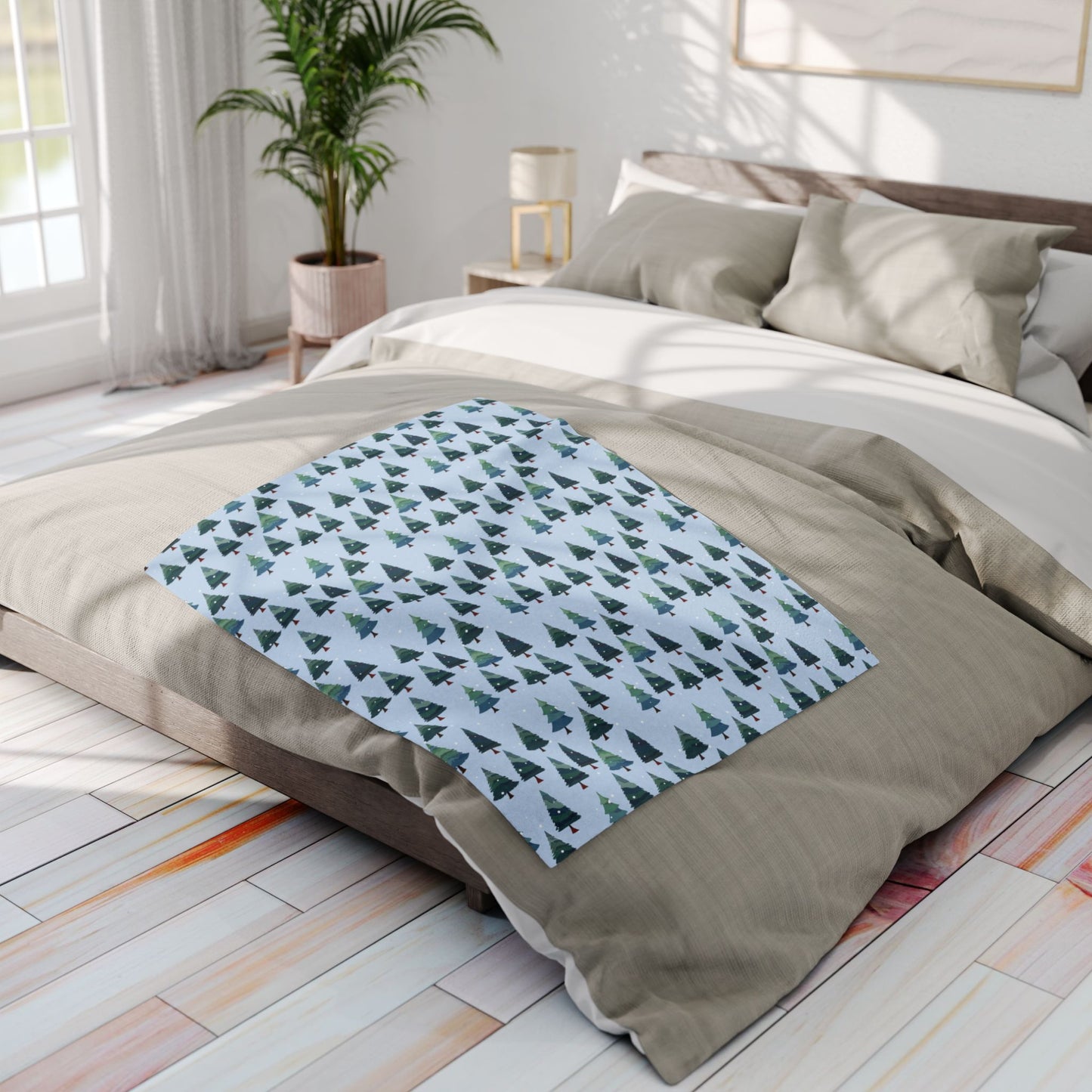 Cozy Arctic Fleece Blanket - Perfect for Winter, Holiday Decor, Gift for Home, Camping Blanket, Snuggle Up Essentials