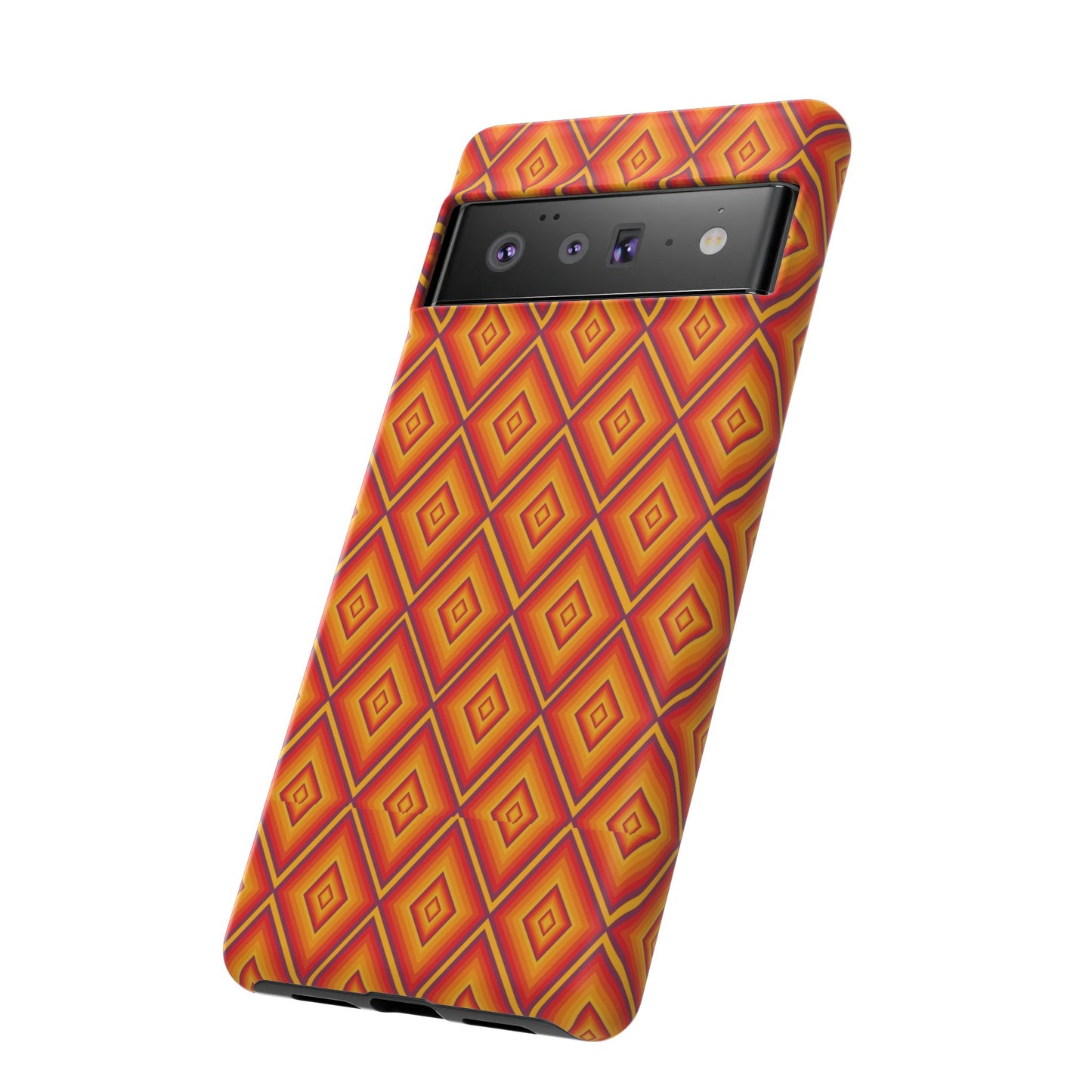 Geometric Phone Case, Tough Cases for Protection, Stylish Smartphone Cover, Vibrant Patterned Phone Accessory, Unique Gift Idea, [...]