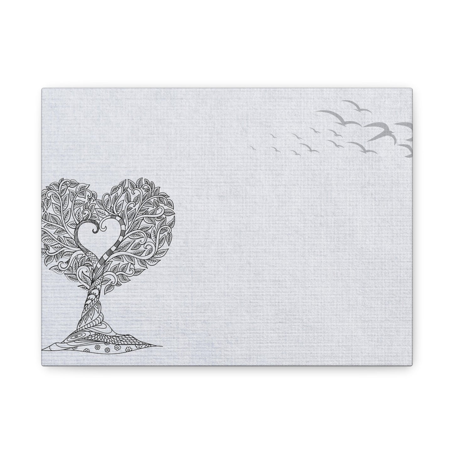 Matte Canvas, Stretched, 1.25" - Heart Tree