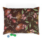 Floral Pet Bed - Cozy Dog Cat Cushion, Decorative Pet Accessory, Indoor Dog Bed, Cat Bed, Flower Print Pet Lounger