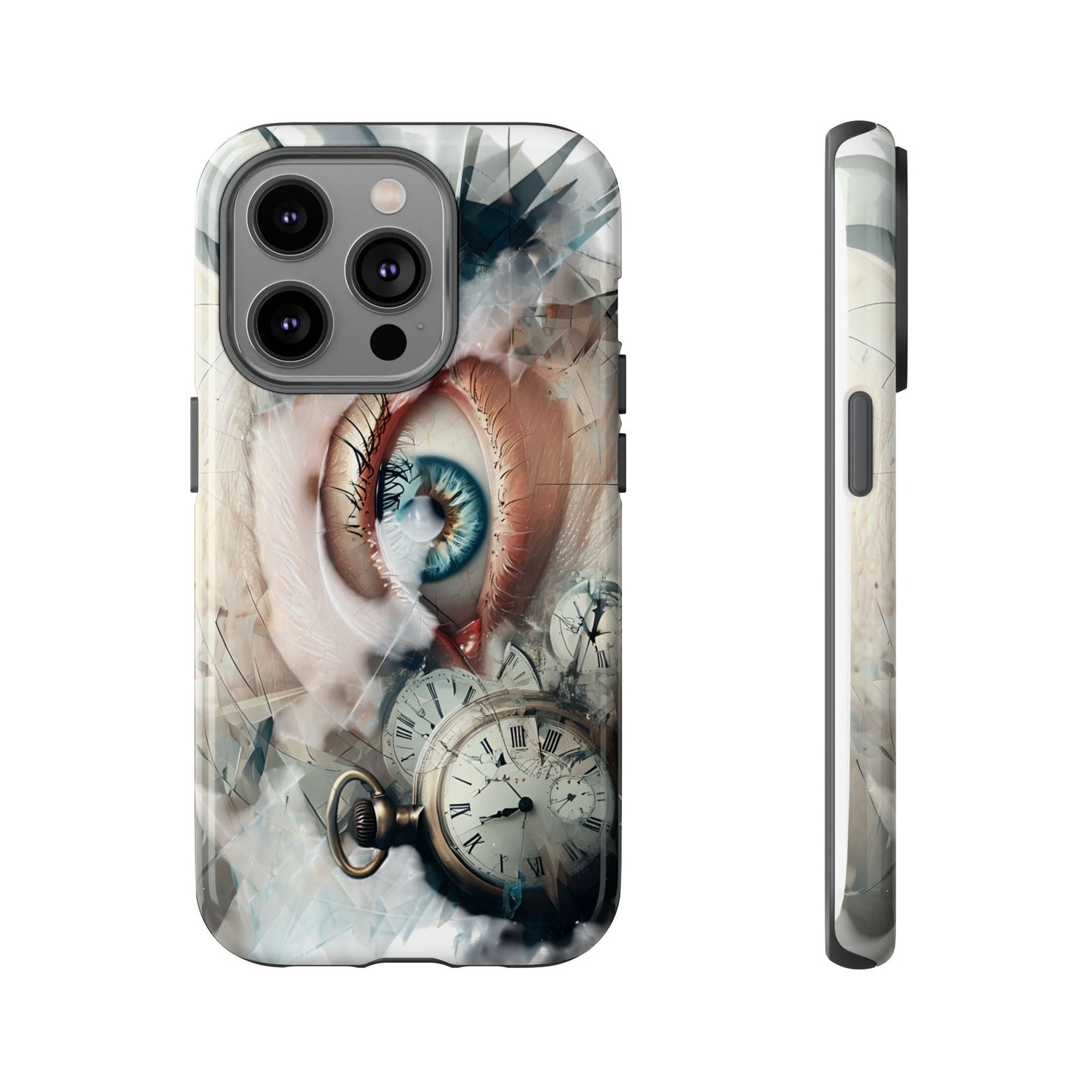 Artistic Eye Phone Case, Unique Smartphone Cover, Whimsical Gift for Art Lovers, Trendy Tech Accessory, Birthday Present, Holiday Gift