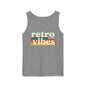 Retro Vibes Tank Top - Unisex Summer Apparel, Casual Wear, Beach Attire, Vintage Style, Gift for Friends