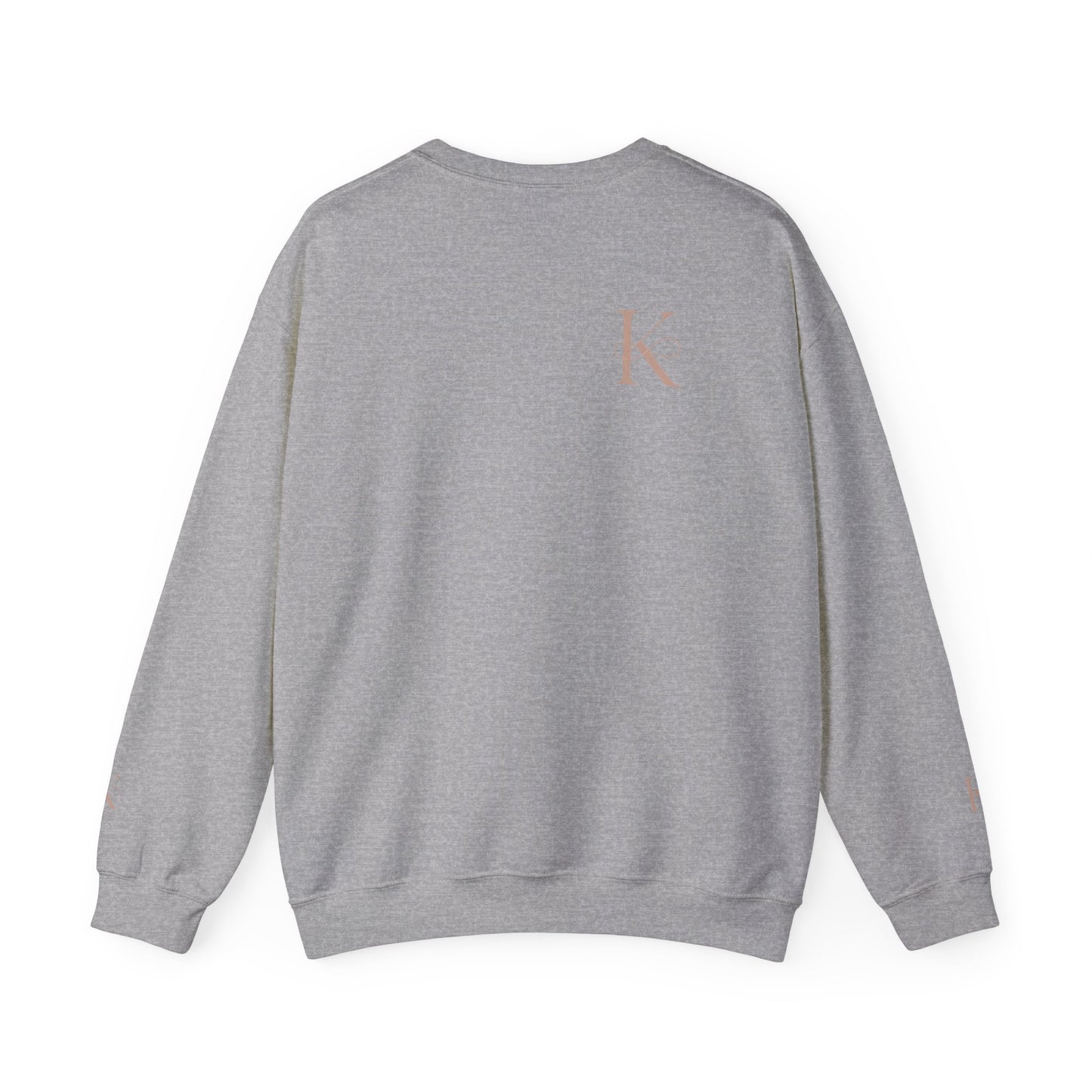 Minimalist Unisex Crewneck Sweatshirt with Initial Charm, Comfortable Lounge Wear, Gift for Him or Her, Casual Style, Everyday Essential