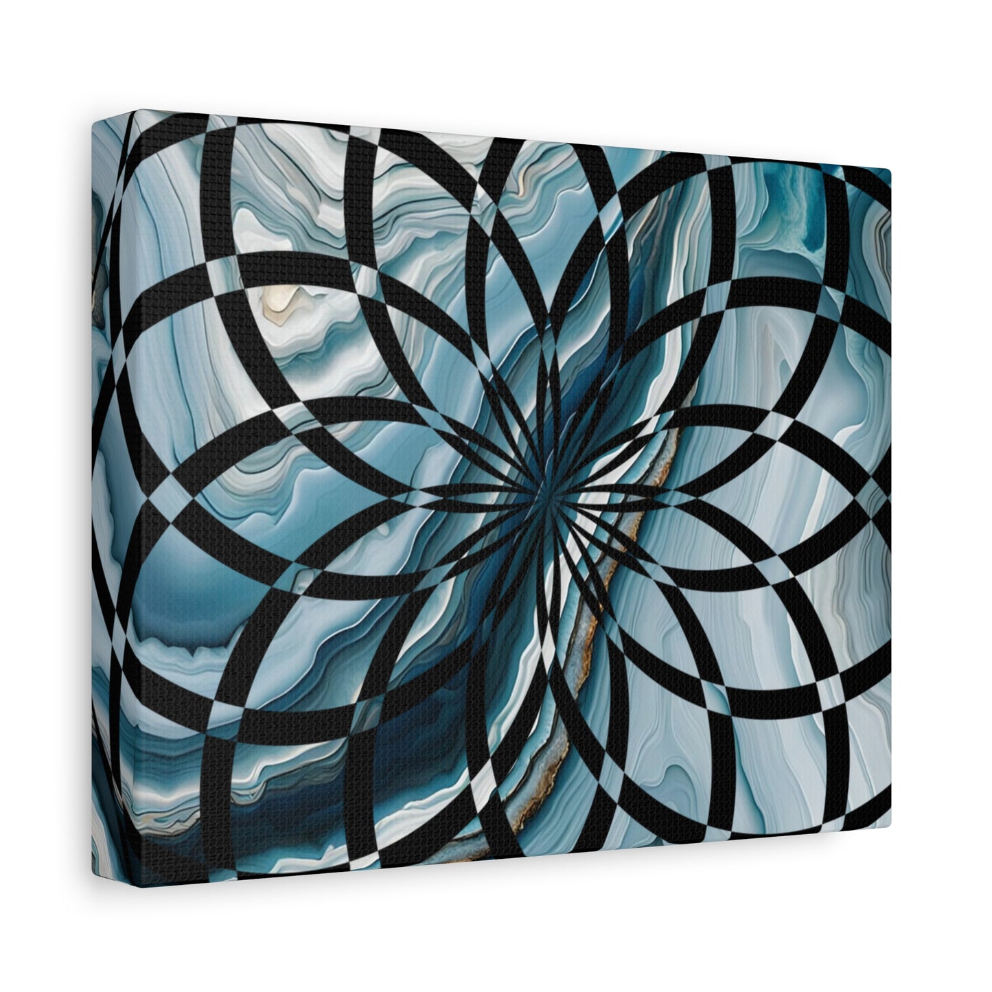 Abstract Geometric Art Canvas Print, Modern Wall