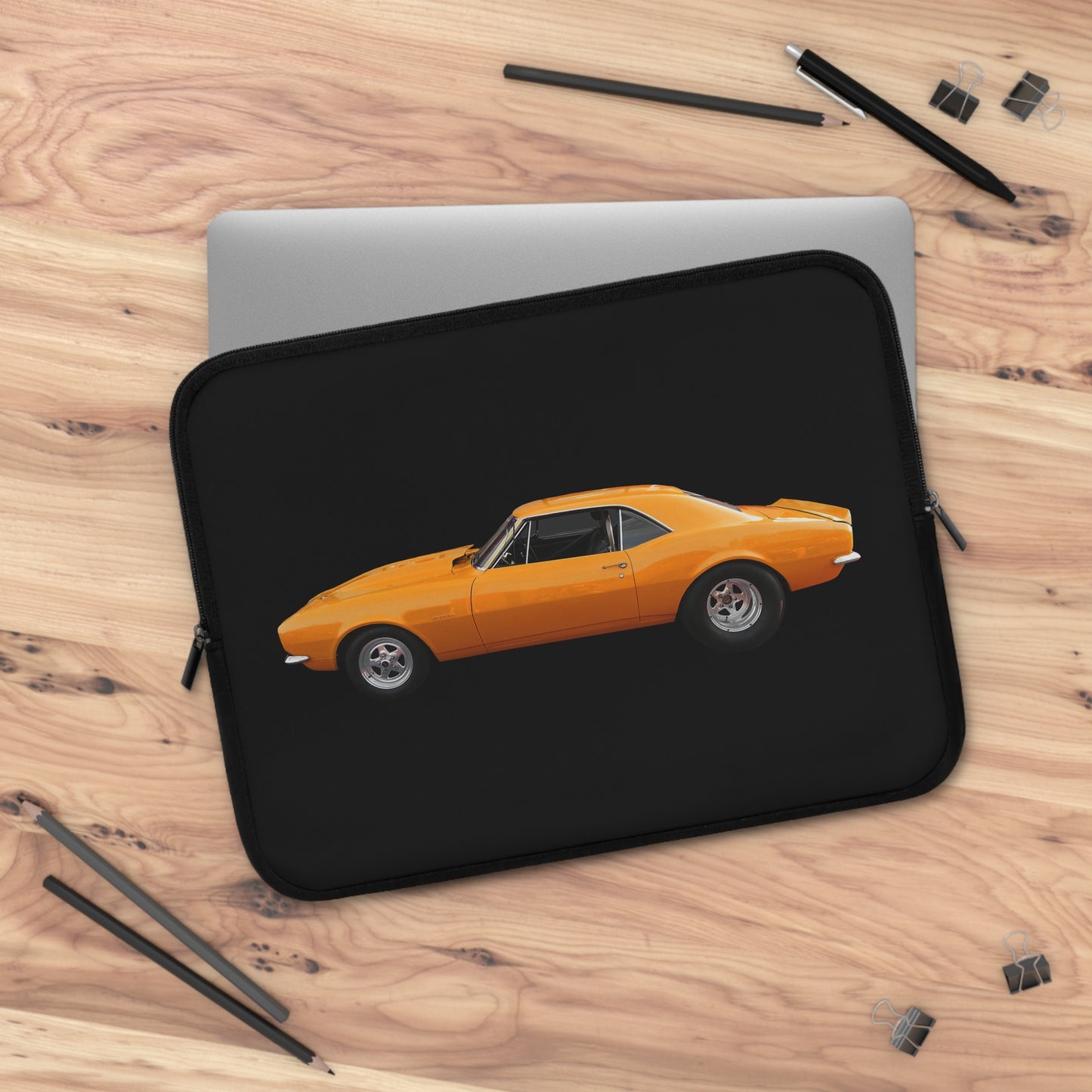 Orange Classic Car Laptop Sleeve, Vintage Car Design Case, Stylish Computer Bag, Perfect Gift for Car Enthusiasts, Office Supplies, [...]