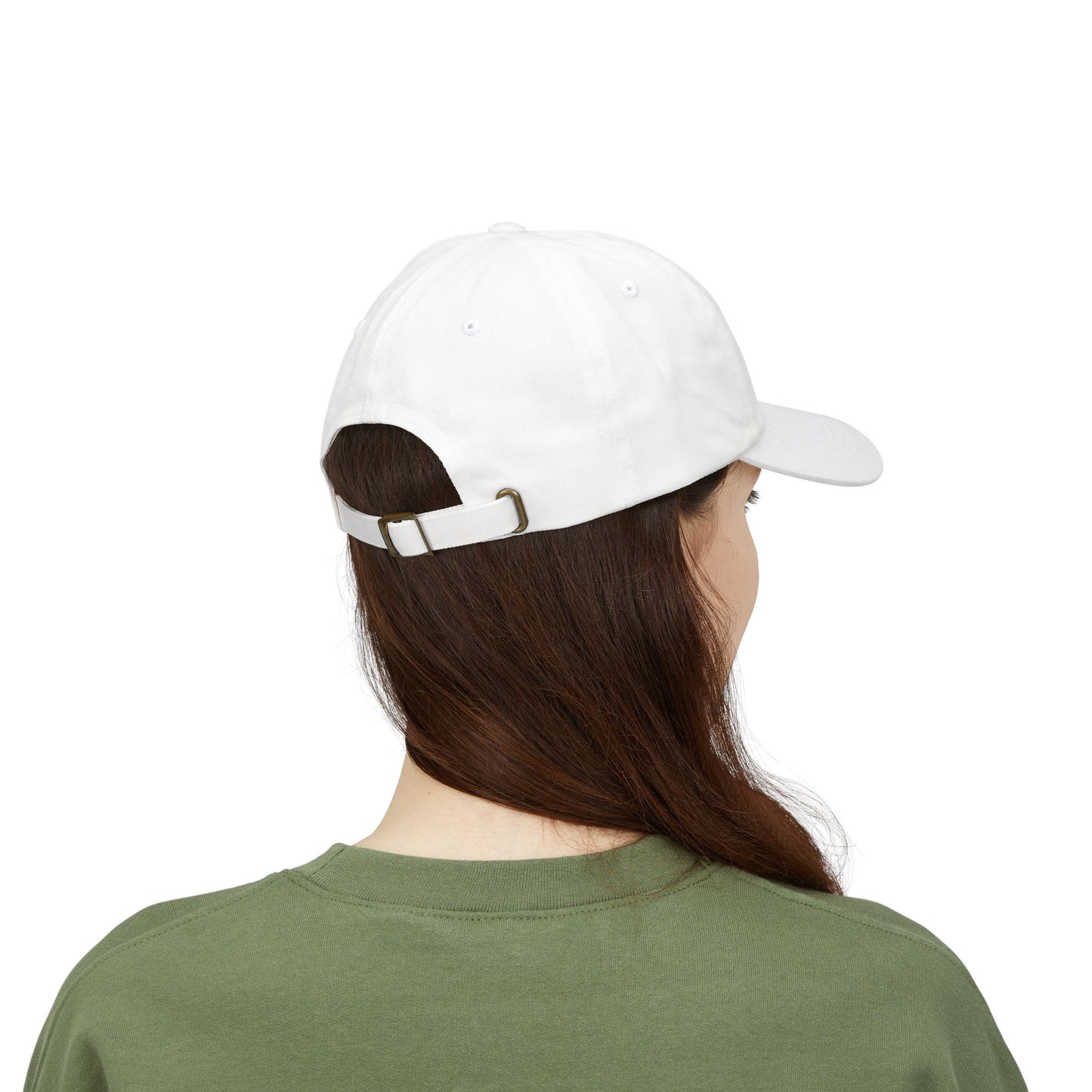 Skateboarder Art Dad Cap - Classic White Baseball Hat for Skate Enthusiasts