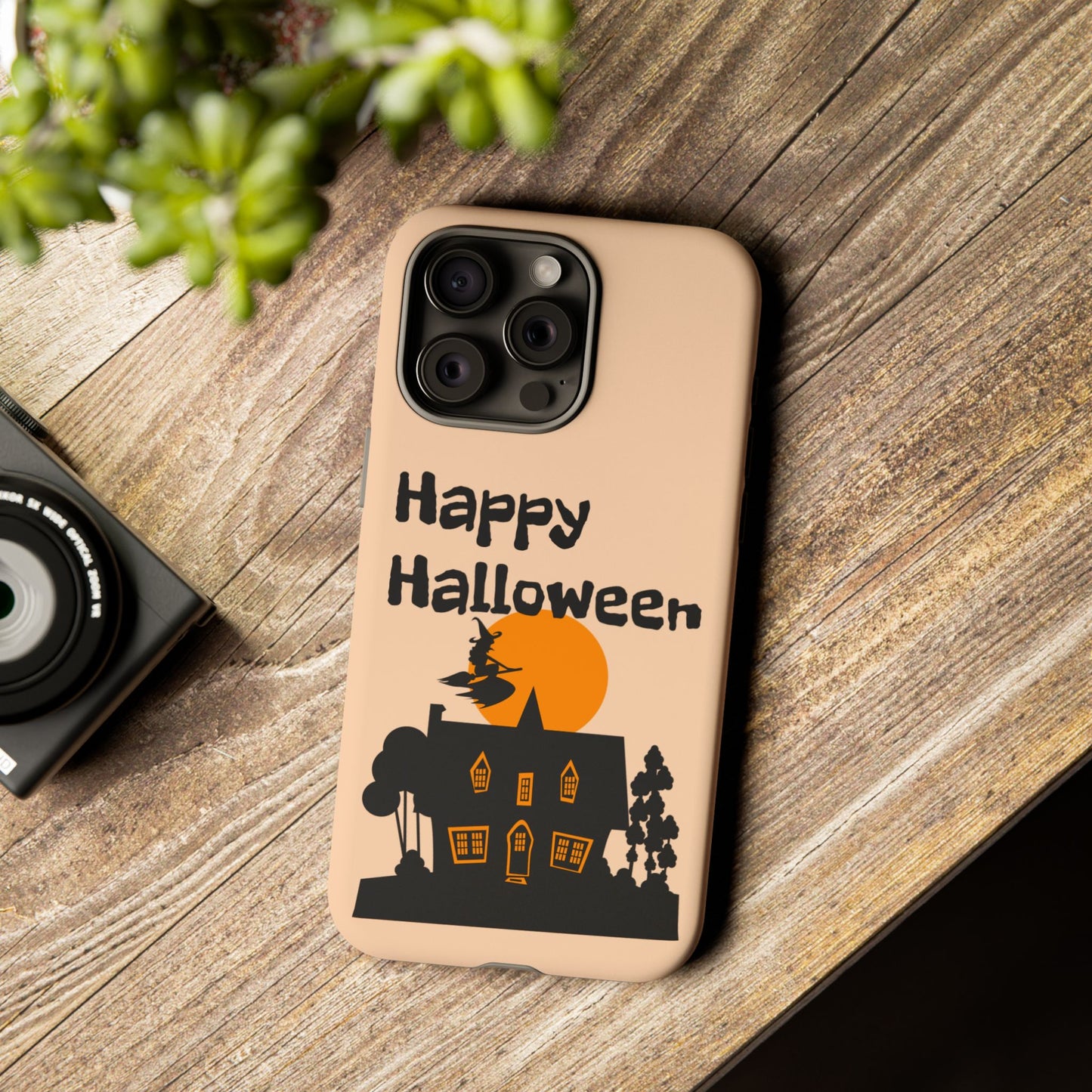 Halloween Phone Case, Spooky Mobile Cover, Tough Case for Phone, Witch Design, Fall Decor, Unique Gift for Halloween