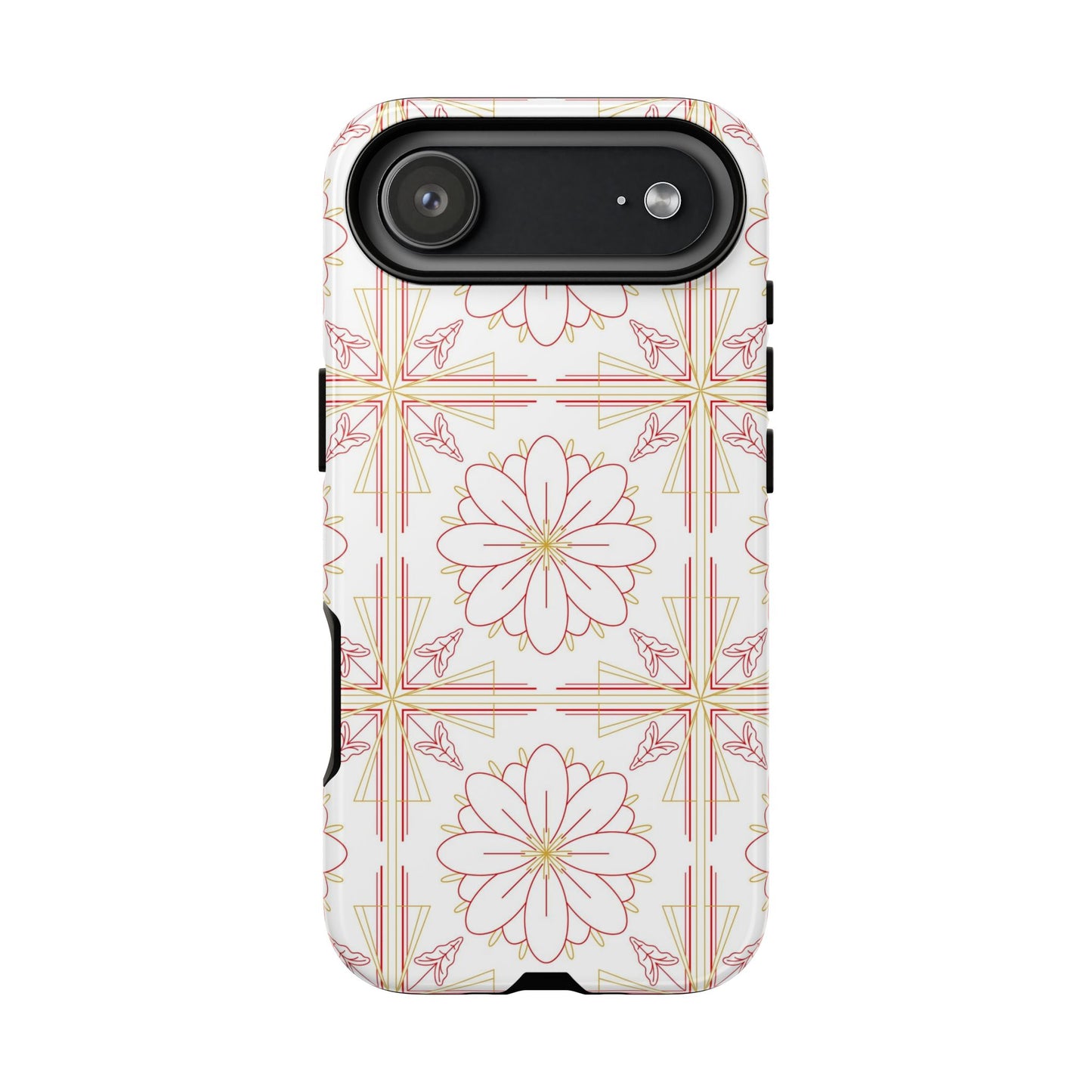 Floral Pattern Phone Case - Stylish Tough Case, Flower Design, Cute Mobile Cover, Phone Accessory, Gift for Her, Spring Style