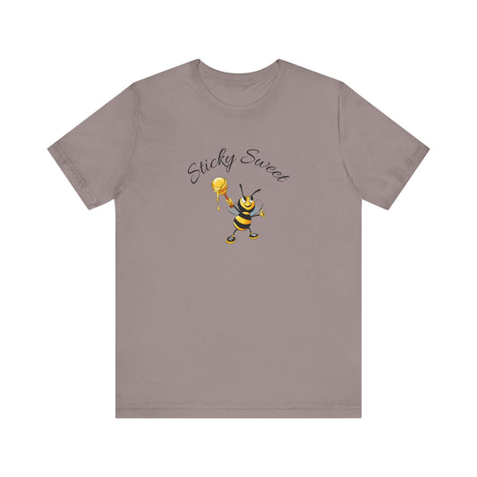 Sticky Sweet Bee Unisex Tee, Cute Bee T-Shirt