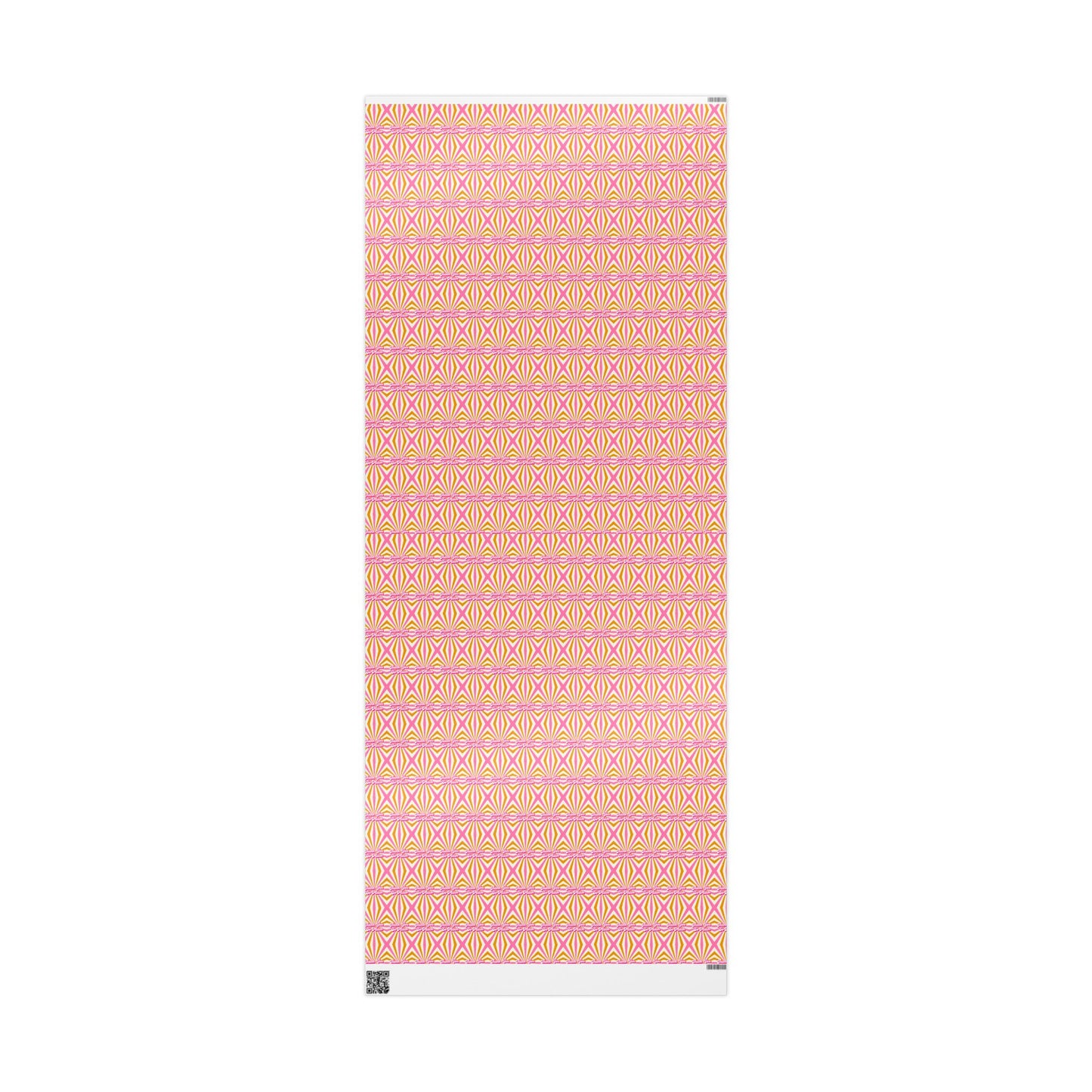 Retro Swirl "Thank You" Wrapping Paper