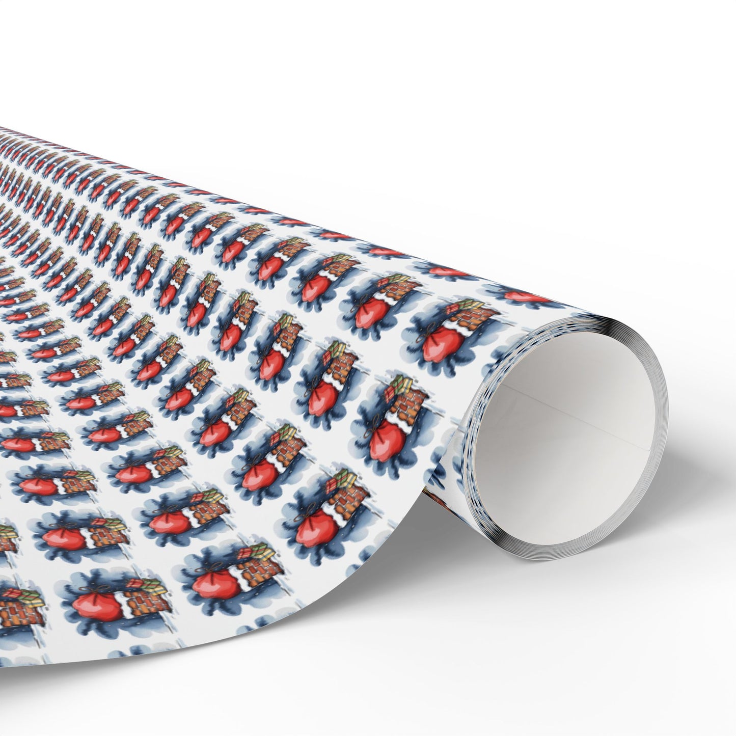 Wrapping Paper Roll — Festive Nutcracker Pattern Gift Wrap