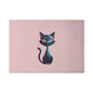 Charming Cat Glass Cutting Board - Cute Cat Kitchen Decor, Pet Lover Gift, Unique Housewarming Present, Cat Mom Essential