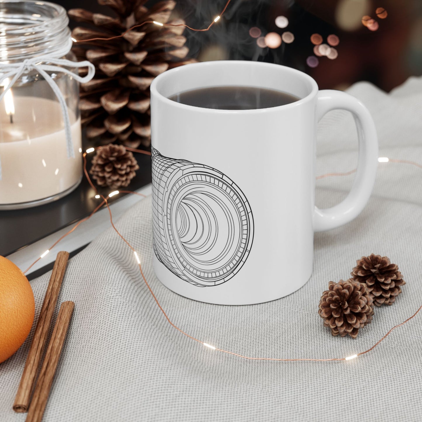 Camera Lens Ceramic Mug - Perfect Gift for Photographers, 11oz & 15oz Sizes, Photography Enthusiast Coffee Cup, Unique Holiday Gift