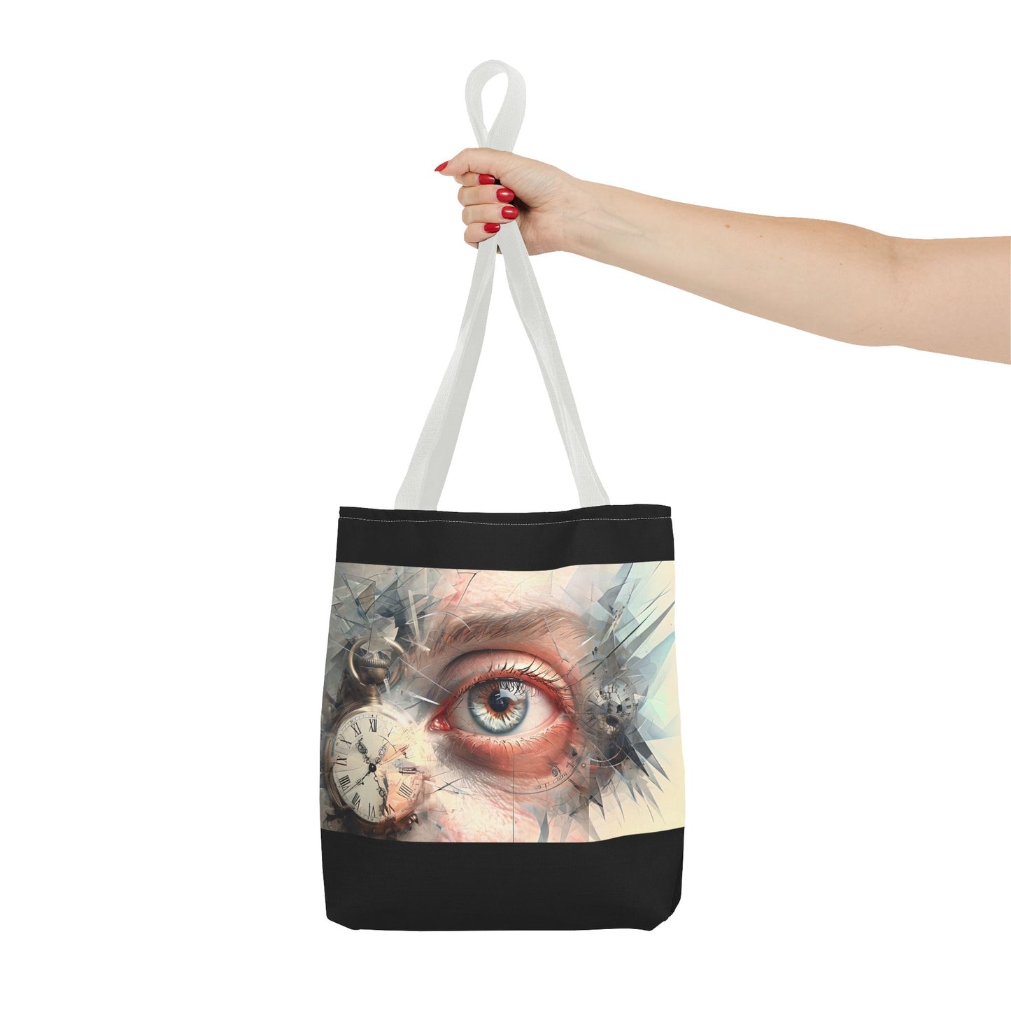Unique Art Tote Bag - Eye of Time Design