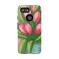 Floral Phone Case with Vibrant Tulips - Tough Cases for Garden Lovers, Spring Gifts, Nature Enthusiasts, Unique Gadget Accessories, [...]