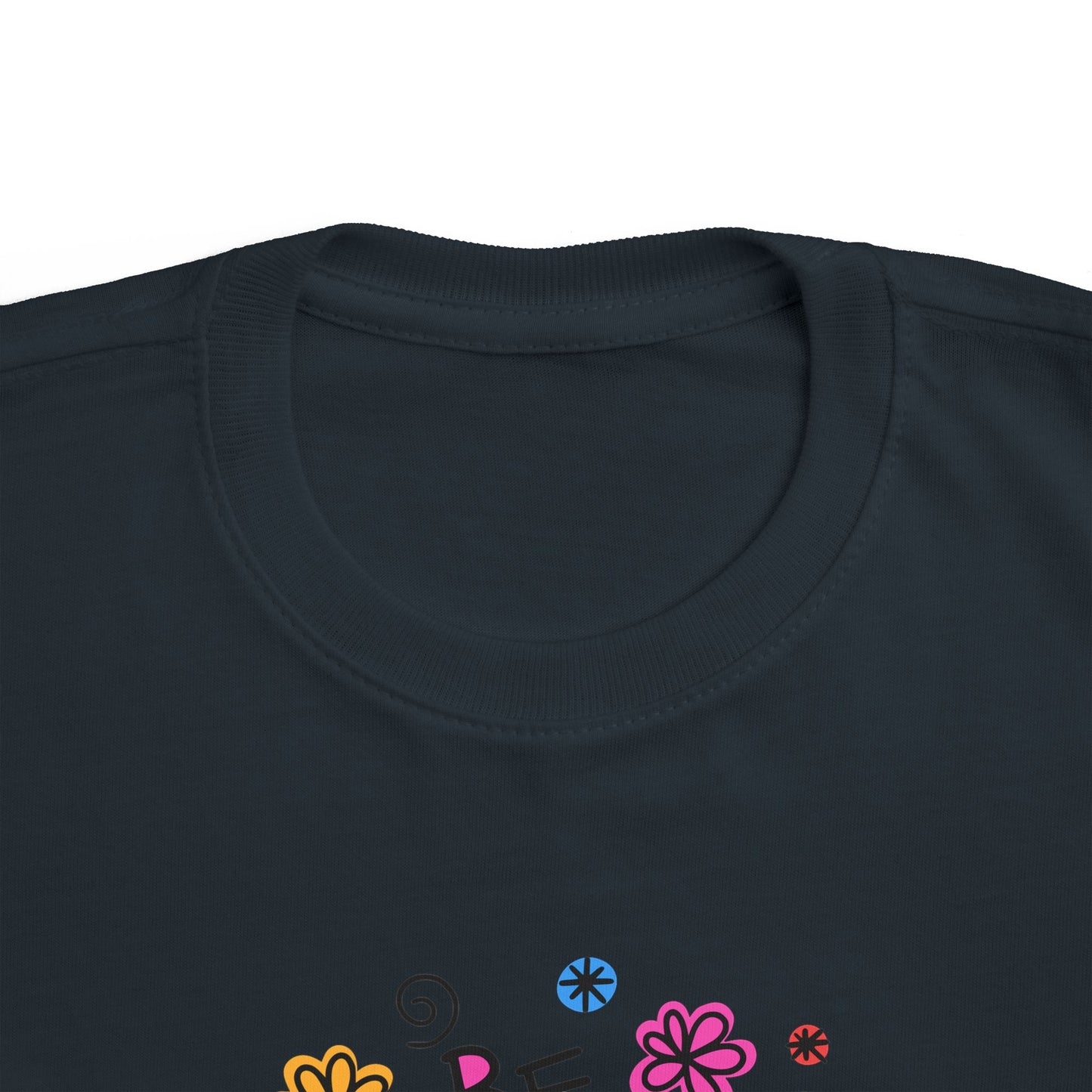 Whimsical Toddler Tee - 'Be Kind' Design, Cute Kids' Shirt, Floral Graphic Tee, Toddler Gift, Inspirational Apparel