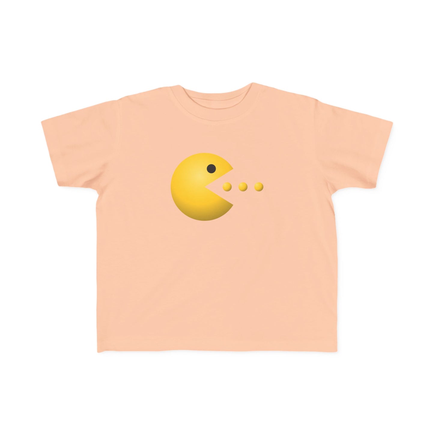 Pac-Man Toddler Tee - Fun & Playful Jersey Shirt for Kids, Video Game Themed Gift for Birthdays, Summer Play, or Creative Outfits