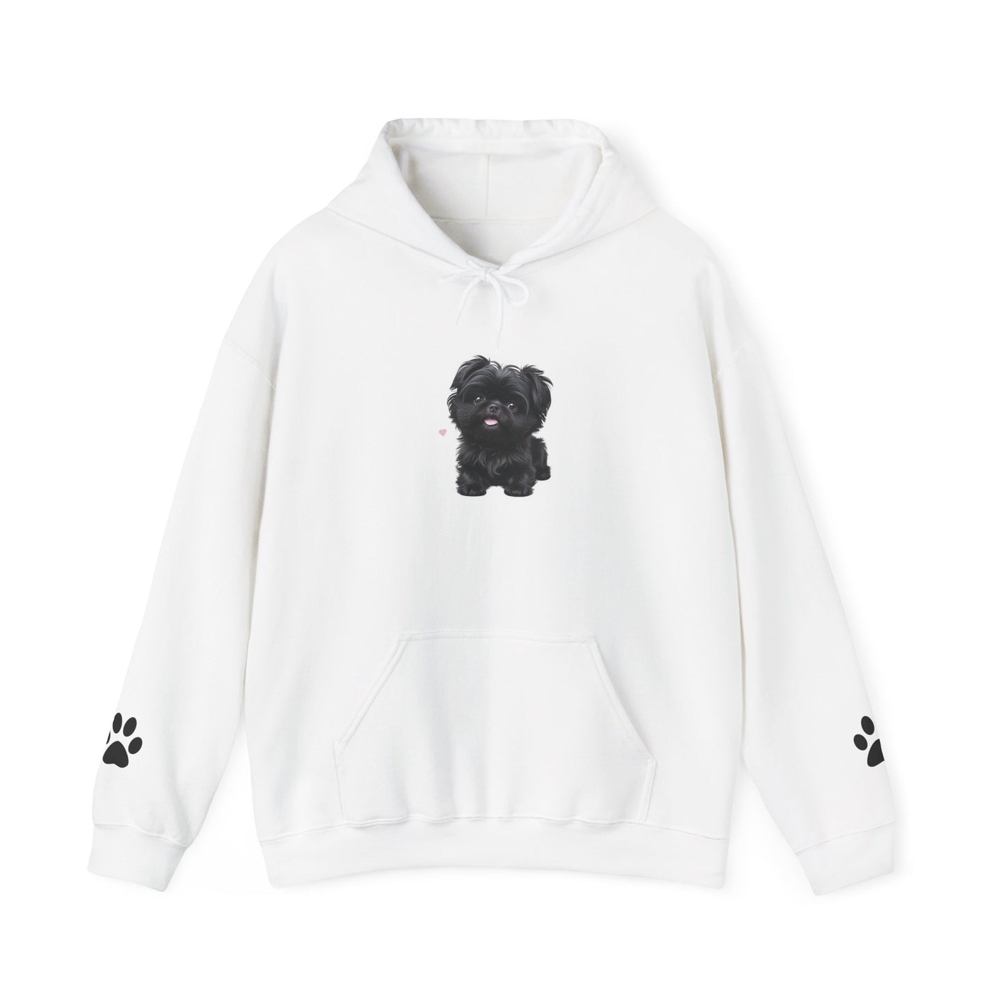 Cute Dog Paw Print Hoodie, Pet Lover Gift, Unisex Sweatshirt, Cozy Animal Hoodie, Perfect for Animal Lovers, Dog Mom Apparel