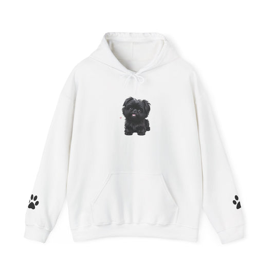 Cute Dog Paw Print Hoodie, Pet Lover Gift, Unisex Sweatshirt, Cozy Animal Hoodie, Perfect for Animal Lovers, Dog Mom Apparel