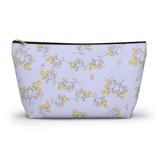 Floral Accessory Pouch, Travel Makeup Bag, Stylish Cosmetic Case, Gift for Her, Spring Floral Organizer, Cute Pencil Case