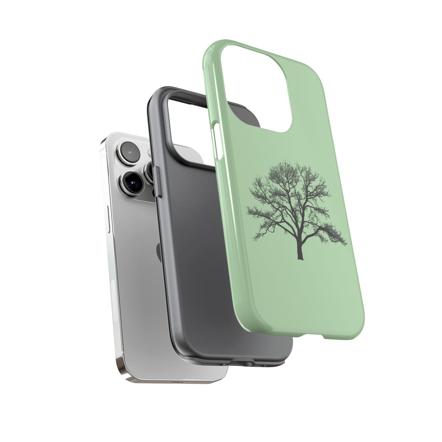 Minimalist Tree Phone Case, Nature-Inspired Phone Cover, Eco-Friendly Cell Phone Accessory, Perfect Gift for Nature Lovers