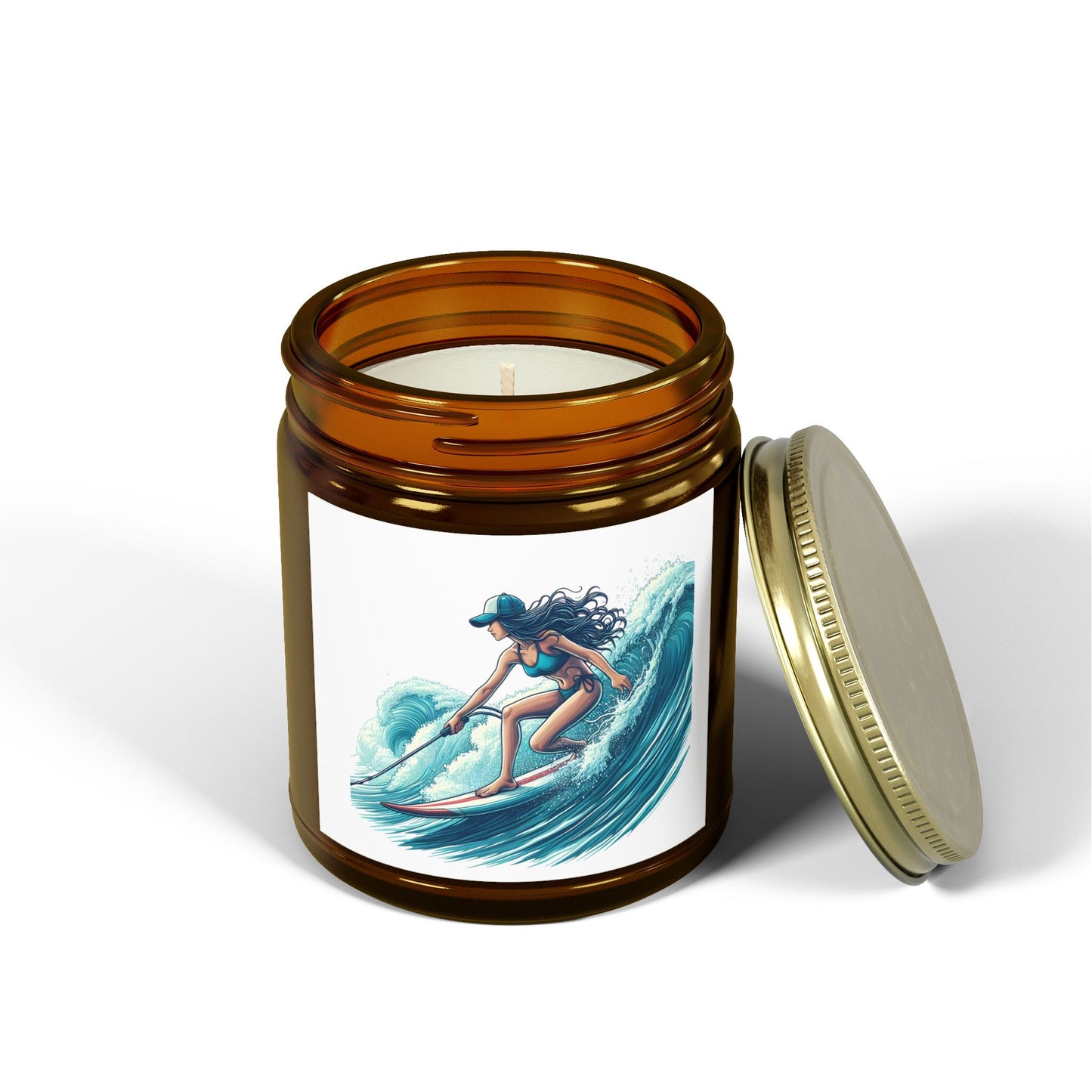 Scented Candles, Coconut Apricot Wax (4oz, 9oz)