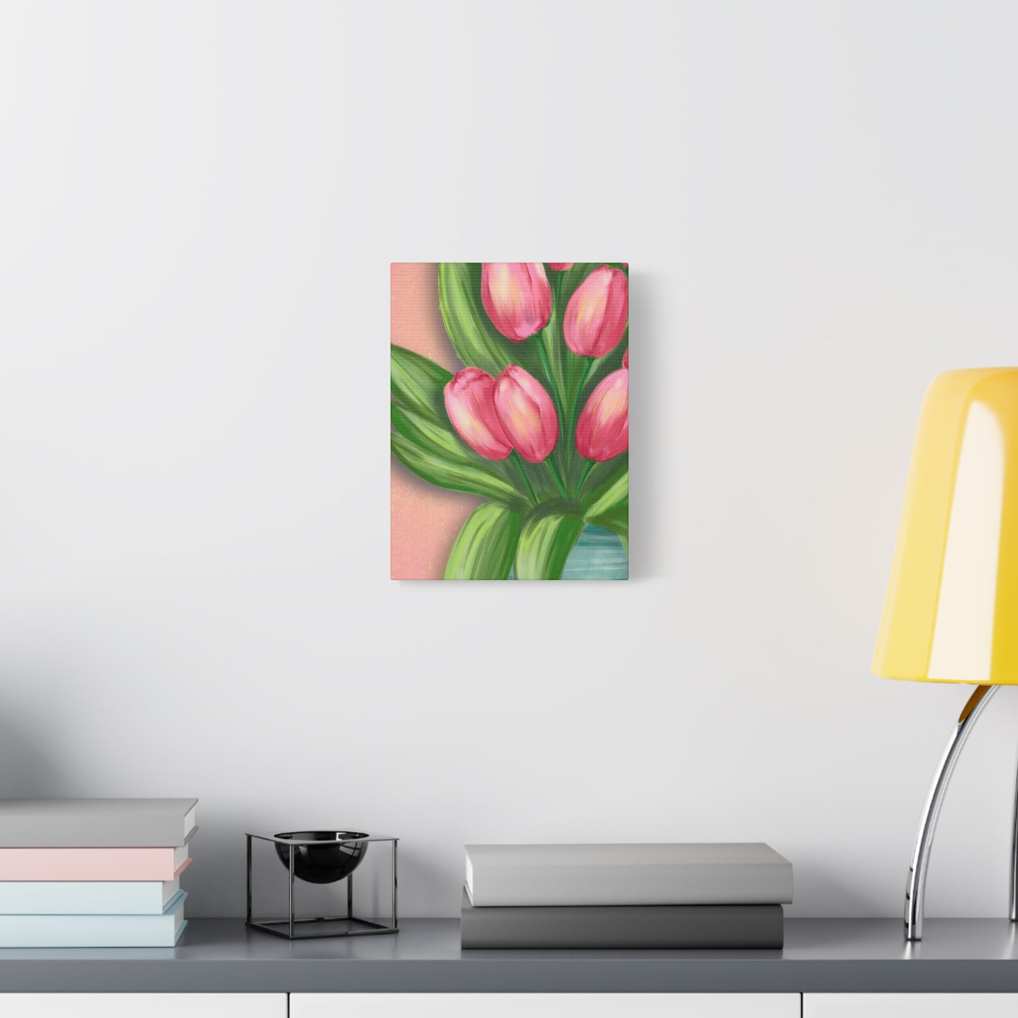 Matte Canvas, Stretched, 1.25" Tulips