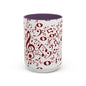 Accent Coffee Mug (11, 15oz) - Musical Notes