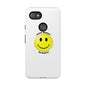 Happy Face Phone Case, Tough Cases, Don’t Worry, Be Happy, Cute Gift for Friends, Positive Vibes, Fun Mobile Accessories