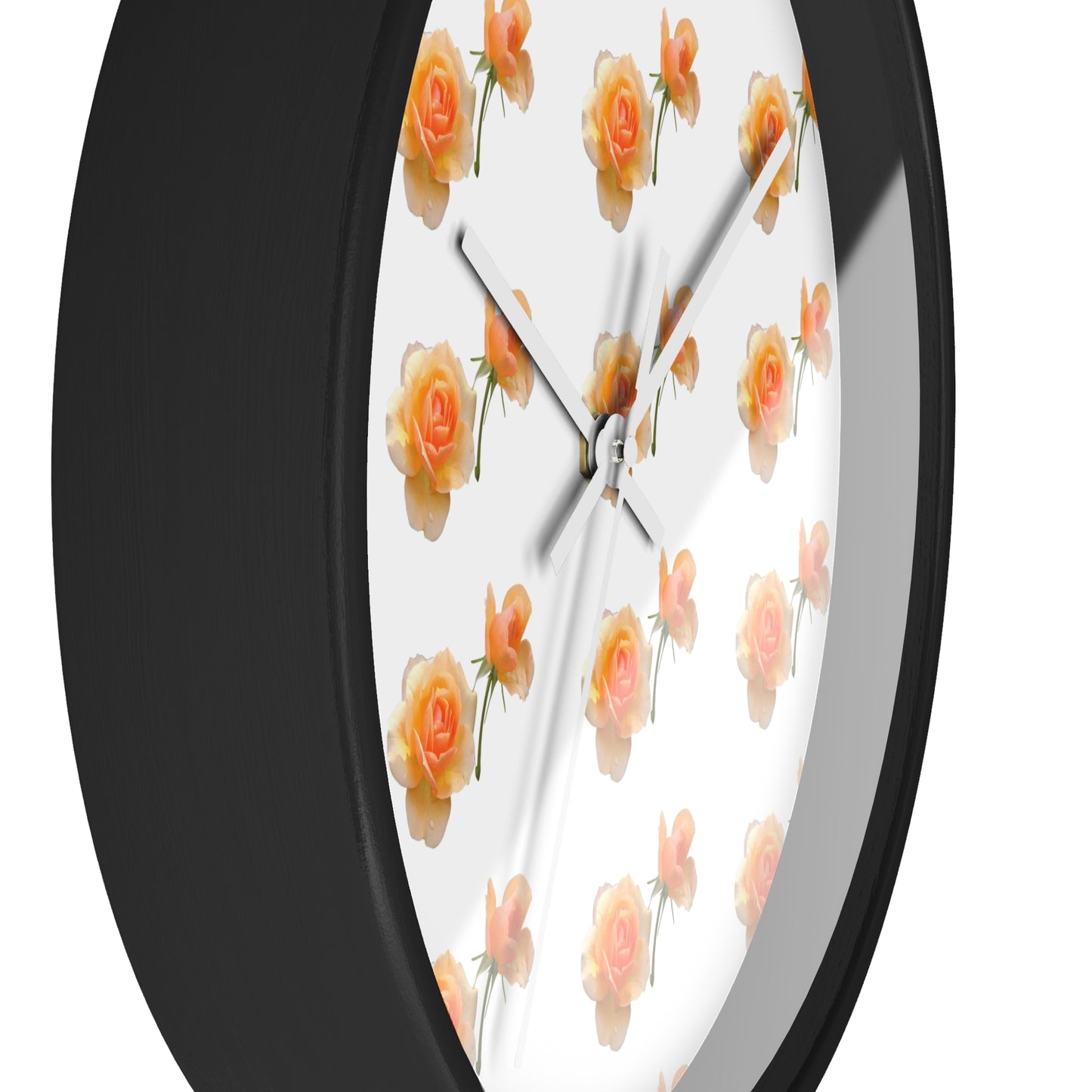 Charming Floral Wall Clock - Perfect for Home Decor, Gift for Her