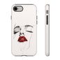 Stylish Phone Case with Artistic Lip Design, Femme Tech Accessory, Trendy Device Cover, Gift for Her, Unique Phone Accessories