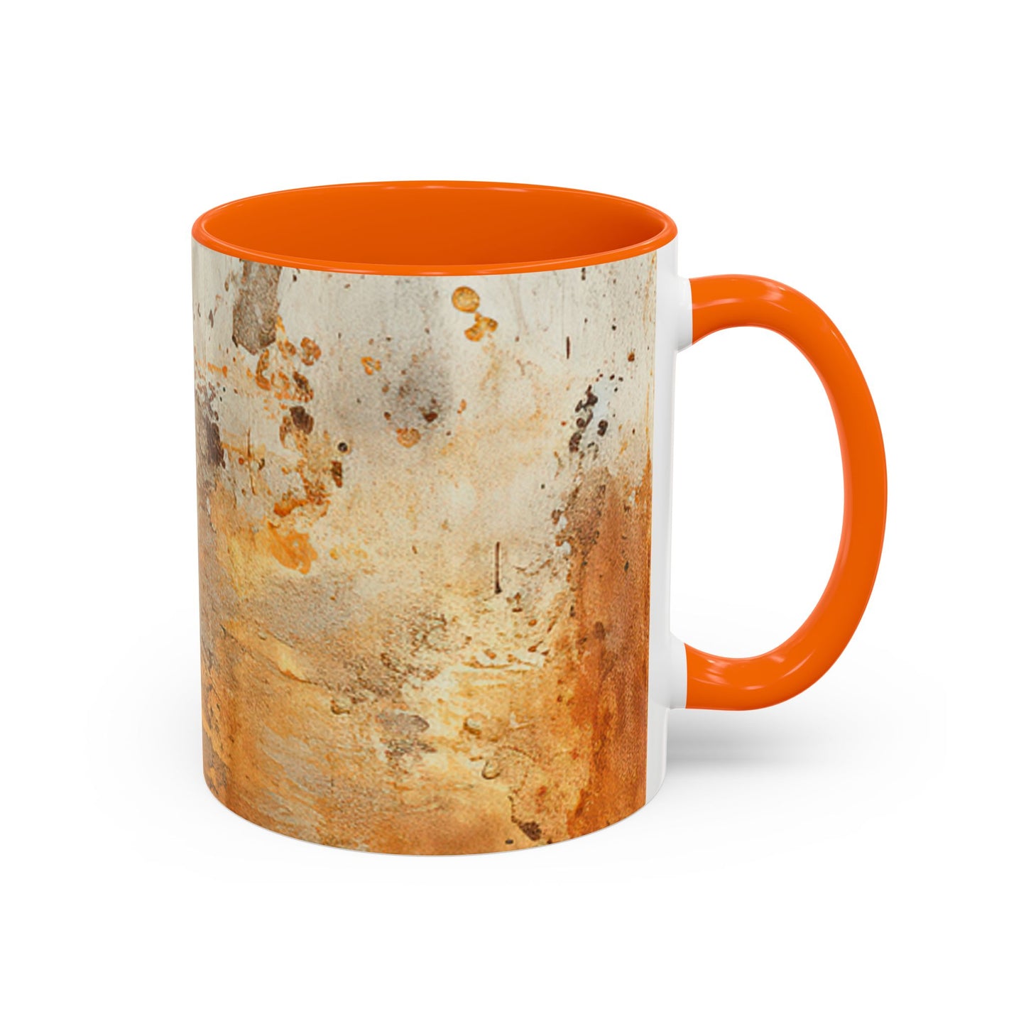 Rustic Accent Coffee Mug, Unique Artistic Mug